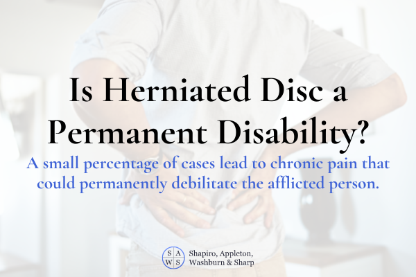 is herniated disc a permanent disability