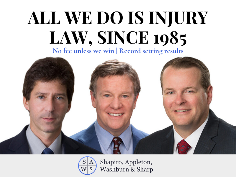 All we do is Injury Law, since 1985 No fee unless we win Record setting results