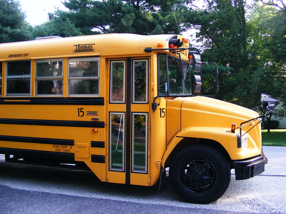 Max Pixel -- https://www.maxpixel.net/First-Day-Of-School-School-School-Bus-2930866