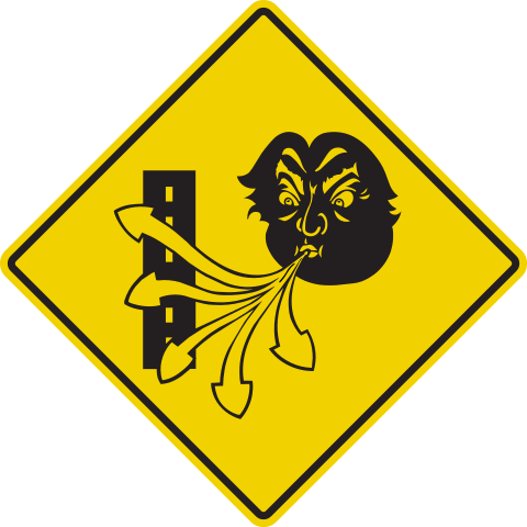 Public Domain via Wikimedia Commons -- https://commons.wikimedia.org/wiki/File:Quebec_Wind_Sign.svg